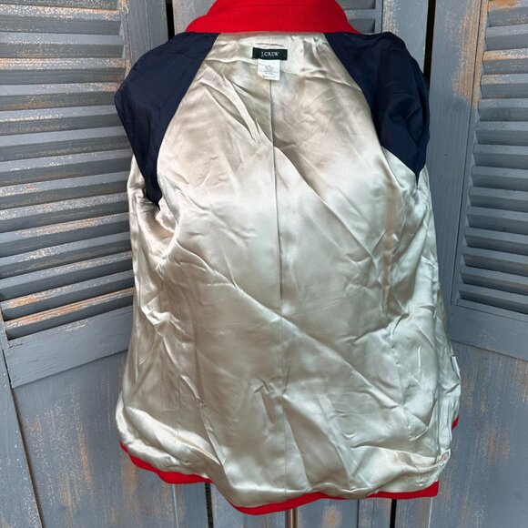 J. Crew Sadie Double Breasted Belted Wool Coat Poppy Red Sz 2 - Picture 15 of 16